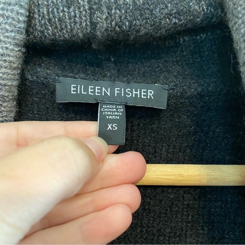 Eileen Fisher ombré open cardigan sweater - Picture 6 of 7